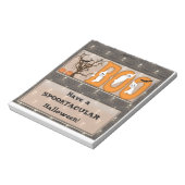 ハッピーハローウィンキャンディバーラッパーパーティーの好意 ノートパッド (回転)