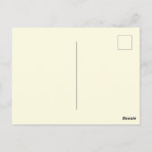 ハッピーハローウィンキャンディ – 可愛子供へい ポストカード (裏面)