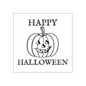 ハッピーハローウィンキュートハロウィーンのカボチャのちょうちんパンプキン ラバースタンプ (インプリント)