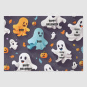 ハッピーハローウィンキュートミニ幽霊ティッシュペーパー 薄葉紙 (正面)