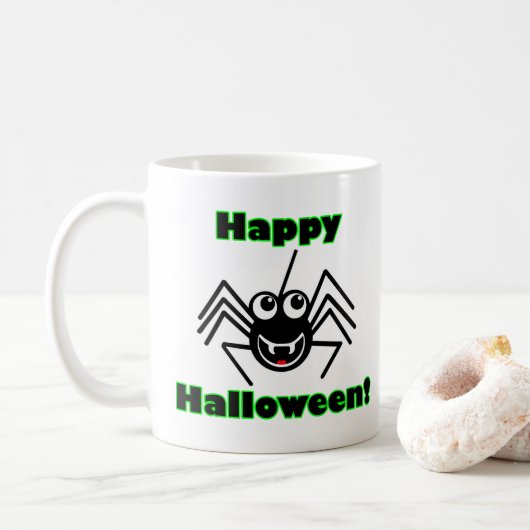 ハッピーハローウィンクモ コーヒーマグカップ (ドーナツ)