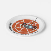 ハッピーハローウィンクモ ペーパープレート (アングル)