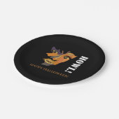 ハッピーハローウィンクラシック ペーパープレート (アングル)