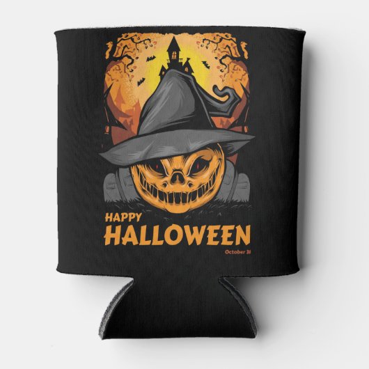 ハッピーハローウィンクーラーボックス 缶クーラー (正面)