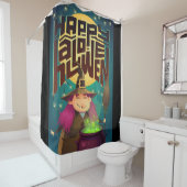ハッピーハローウィングラニーウィッチ シャワーカーテン (インサイチュ)