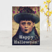 ハッピーハローウィングランジガール カード (黄色い花)