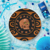 ハッピーハローウィングリッタースカル紙プレート ペーパープレート (パーティー)