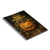 ハッピーハローウィングリニングカボチャヴィンテージ ノートブック (右側)