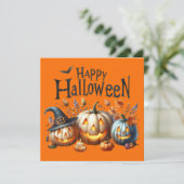 ハッピーハローウィングリーティングカード (スタンド正面)