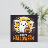 ハッピーハローウィングリーティングカード カード (スタンド正面)