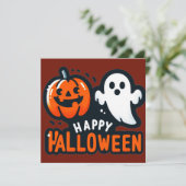 ハッピーハローウィングリーティングカード カード (スタンド正面)