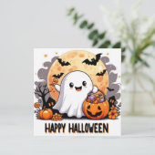 ハッピーハローウィングリーティングカード カード (スタンド正面)