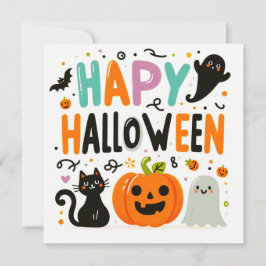 ハッピーハローウィングリーティングカード カード
