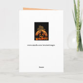 ハッピーハローウィングリーティングカード カード (裏面)