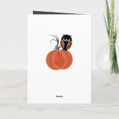 ハッピーハローウィングリーティングカード カード (裏面)