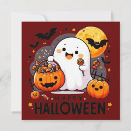 ハッピーハローウィングリーティングカード カード