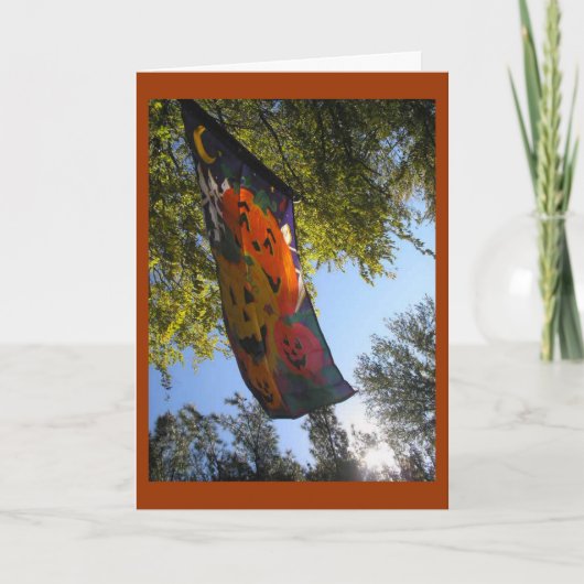 ハッピーハローウィングリーティングカード カード (正面)