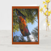 ハッピーハローウィングリーティングカード カード (黄色い花)