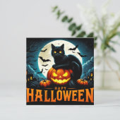 ハッピーハローウィングリーティングカード カード (スタンド正面)