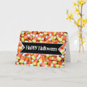 ハッピーハローウィングリーティングカード カード (黄色い花)