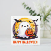 ハッピーハローウィングリーティングカード カード (スタンド正面)