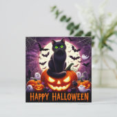 ハッピーハローウィングリーティングカード カード (スタンド正面)