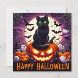 ハッピーハローウィングリーティングカード カード