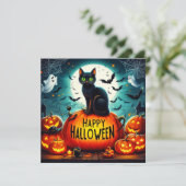 ハッピーハローウィングリーティングカード カード (スタンド正面)