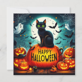ハッピーハローウィングリーティングカード カード