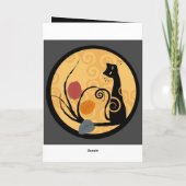 ハッピーハローウィングリーティングカード カード (裏面)