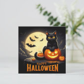 ハッピーハローウィングリーティングカード カード (スタンド正面)