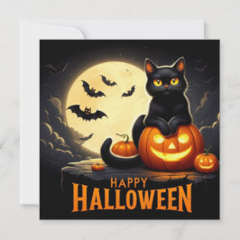 ハッピーハローウィングリーティングカード カード