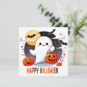 ハッピーハローウィングリーティングカード カード (スタンド正面)