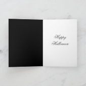 ハッピーハローウィングリーティングカード カード (内部)