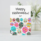 ハッピーハローウィングリーティングカード サンキューカード (スタンド正面)