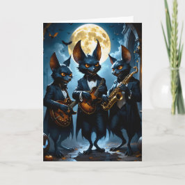 ハッピーハローウィングリーティングカード 案内状