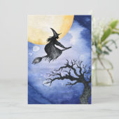 ハッピーハローウィングリーティ飛んでいるング カード (スタンド正面)