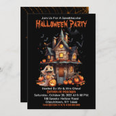 ハッピーハローウィングール招待状 招待状 (正面/裏面)