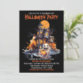 ハッピーハローウィングール招待状 招待状 (スタンド正面)
