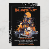 ハッピーハローウィングール招待状 招待状 (正面/裏面)