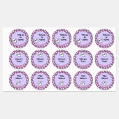 ハッピーハローウィングール狩りカスタマイズパーティー ラベル (シート)