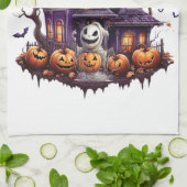 ハッピーハローウィングール キッチンタオル (折り畳み)