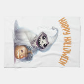 ハッピーハローウィングール キッチンタオル (横)