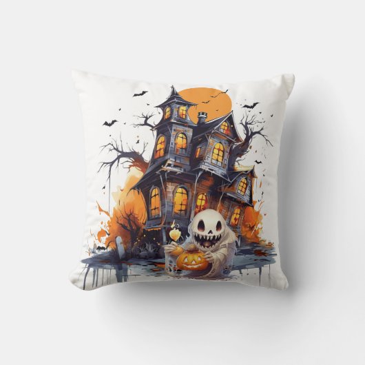 ハッピーハローウィングール クッション (正面)