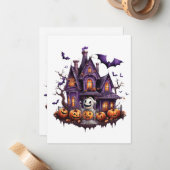 ハッピーハローウィングール ノートカード (正面/裏面インサイチュ)