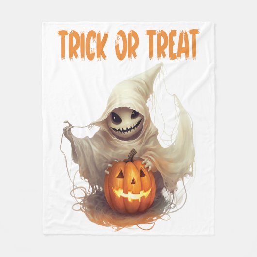 ハッピーハローウィングール フリースブランケット (正面)