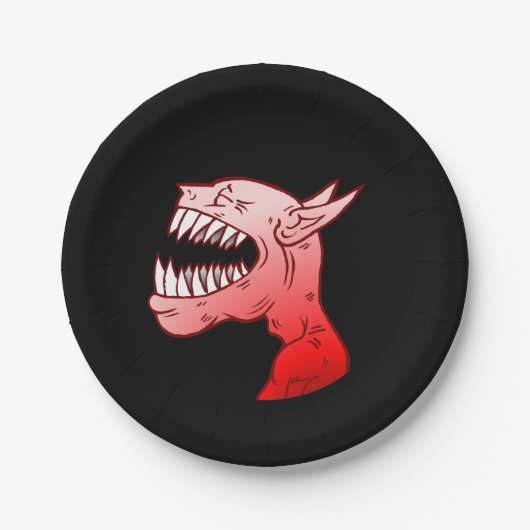 ハッピーハローウィングール ペーパープレート (正面)