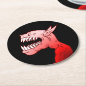 ハッピーハローウィングール ラウンドペーパーコースター (アングル)