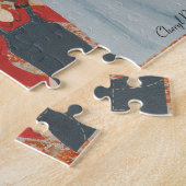 ハッピーハローウィンコスチューム抽象芸術パズル ジグソーパズル (側面)