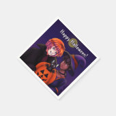 ハッピーハローウィンコスチューム スタンダードカクテルナプキン (角)